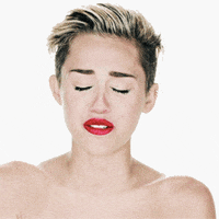 sad miley cyrus GIF