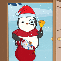 Merry Christmas GIF by Pudgy Penguins