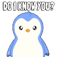 Who Are You Penguin Sticker by Pudgy Penguins