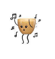 Happy Flat White Sticker by NESCAFÉ Dolce Gusto DE