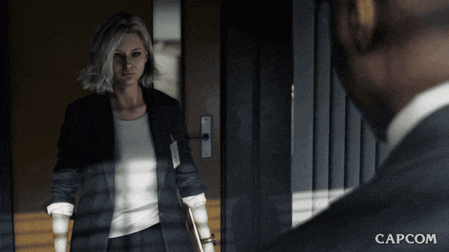 Discussion Grace GIF by CAPCOM