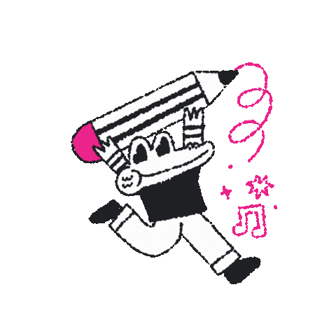 todoclub fun girl design doodle Sticker