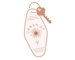 urbanafcollab urban af keychain urban af Sticker