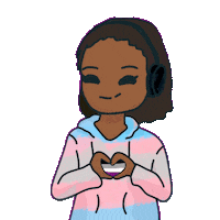 Pride Trans Sticker by Contextual.Matters