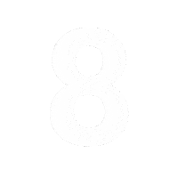 Doodle Number Sticker by Huddl Studio