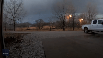 Iowa Man Films Tornado From Safe House