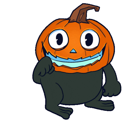 Jack O Lantern Halloween Sticker by Croakey