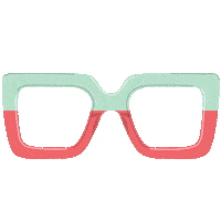 Pink Glasses Sticker by Karole Kessler