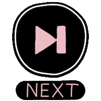 Button Music Player Sticker