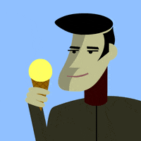 christinazemelka man tongue icecream licking GIF