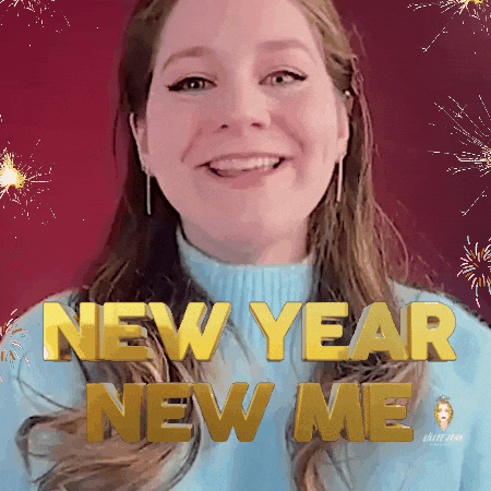 Happy New Year Smile GIF by Lillee Jean Trueman