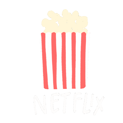 Netflix Popcorn Sticker