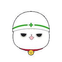 猫 ヘルメット Sticker