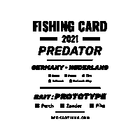 Fishing Card Sticker