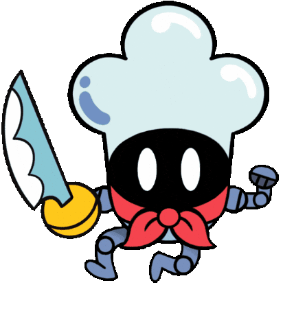 Studio_Pizza giphyupload videogame pranzo monsterchef Sticker
