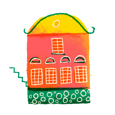 Happy Illustration Sticker