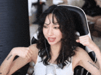 Flexing Beautiful Girl GIF