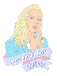 Amber Heard Beauty Sticker