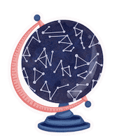 penpalpg school stars night world Sticker