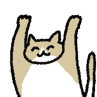 atataka_ionsen giphyupload cat joy ねこ Sticker