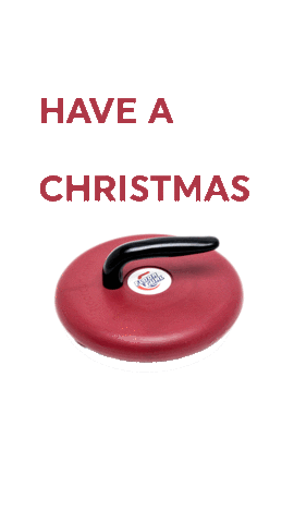 christmas curling Sticker by Rock Solid Productions