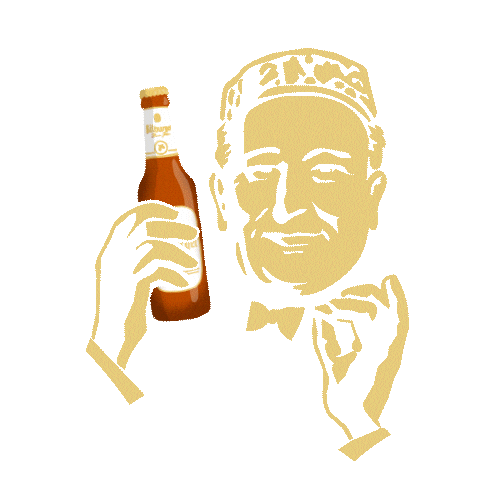 Friends Cheers Sticker by König-Brauerei