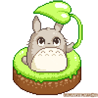Studio Ghibli Pixel Sticker by KawaiiPixelArts