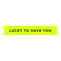 billionavenue typography gold bar lucky Sticker