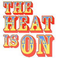 Melting Summer Heat Sticker by Animanias