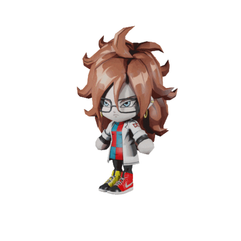 Androide 21 Sticker by Zapastop