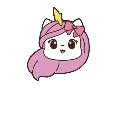 Logo Pink Sticker by Brave Unicorn