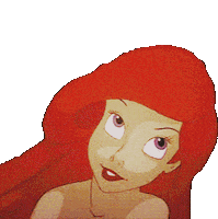 Little Mermaid Swim Sticker