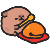 Capybara 爆米花 Sticker by sansanplanet