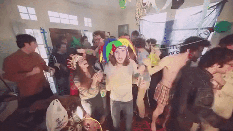 party partying GIF by Topshelf Records