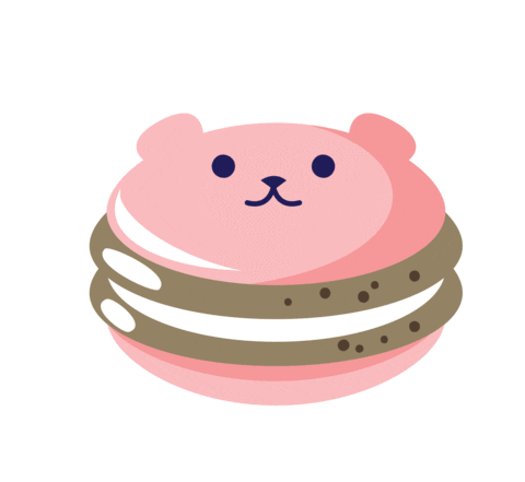 Comida Macaron Sticker by Kamylus Malhas