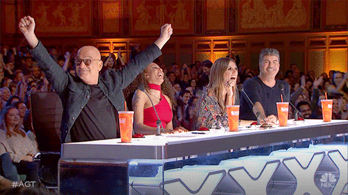 excited nbc GIF by America's Got Talent