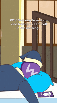 Ringing Wake Up GIF