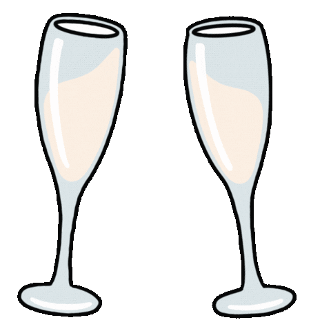 HollyObee giphyupload celebration cheers wine Sticker