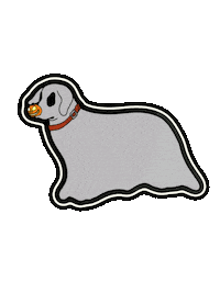 Rory113 dog halloween holiday fall Sticker
