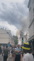 Paris Firefighters Respond to Gas Explosion Near the Pantheon