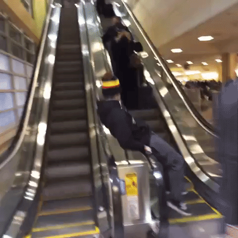 vine escalator GIF