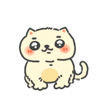 Pat Head Cat Sticker