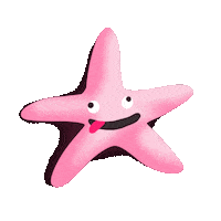 Star Starfish Sticker by The Alice Tsai