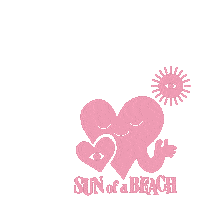 sunofabeachtowels love heart sun valentine Sticker