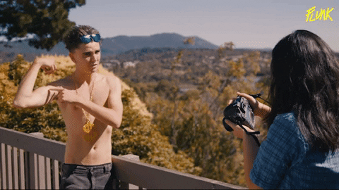 FlunkSeries giphyupload gay lgbt flex GIF