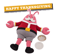 Thanksgiving Pie Sticker by LobsterClaus
