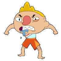 angry Sticker by Cartoon Network Brasil