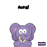 Power Elephant Sticker by VeeFriends