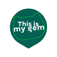 citycatts citycatt this is my gem Sticker