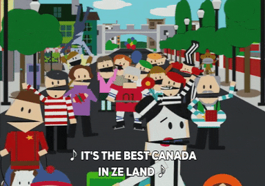 canada celebrating GIF by South Park 
